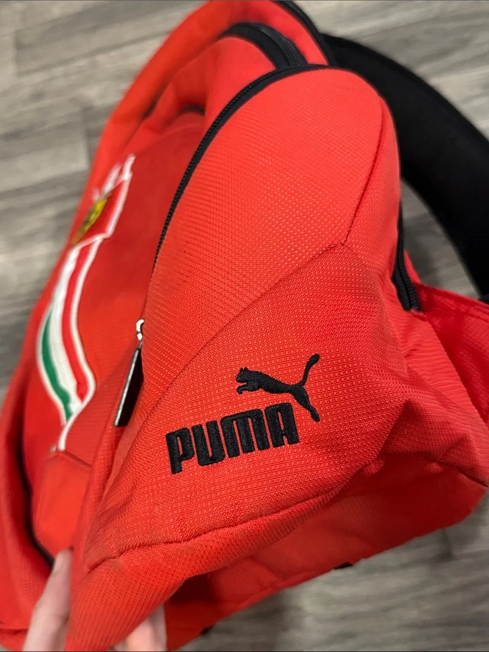 Puma Ferrari Scuderia Ferrari fanwear backpack, as is